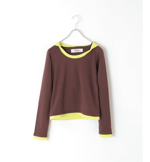 Oriens JOURNAL STANDARD「レイヤードフーディーロングスリーブトップス」|Tシャツ・カットソー|