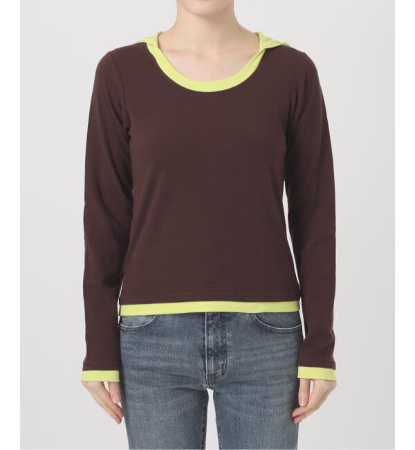 Oriens JOURNAL STANDARD「レイヤードフーディーロングスリーブトップス」|Tシャツ・カットソー|