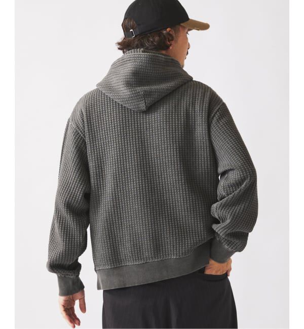 JOURNAL STANDARD relume「ガーメントダイ ビッグワッフル パーカー」|パーカー|