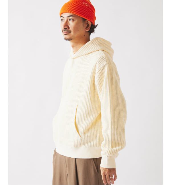 JOURNAL STANDARD relume「ガーメントダイ ビッグワッフル パーカー」|パーカー|