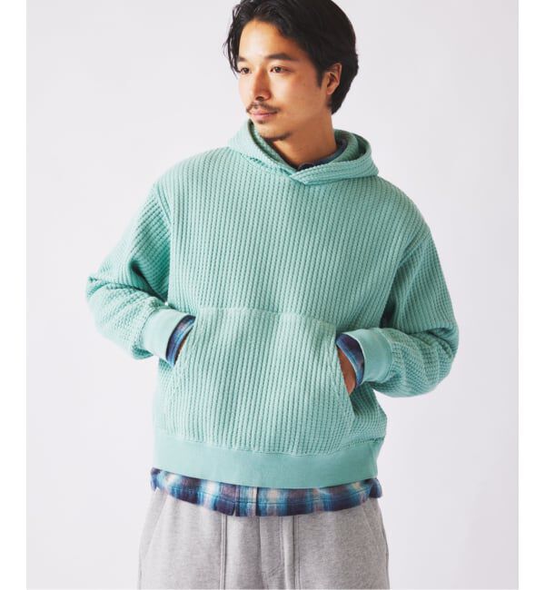 JOURNAL STANDARD relume「ガーメントダイ ビッグワッフル パーカー」|パーカー|