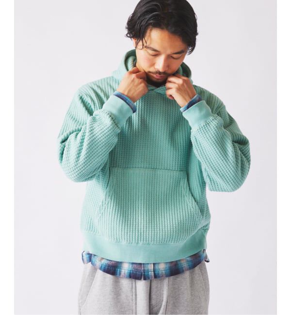 JOURNAL STANDARD relume「ガーメントダイ ビッグワッフル パーカー」|パーカー|
