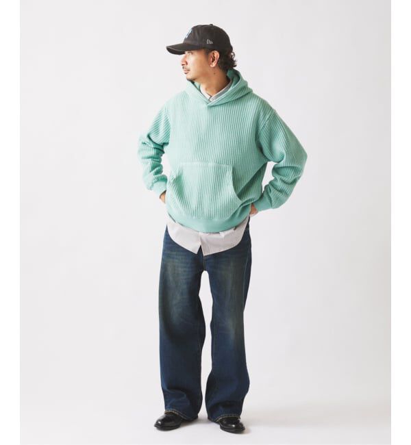 JOURNAL STANDARD relume「ガーメントダイ ビッグワッフル パーカー」|パーカー|