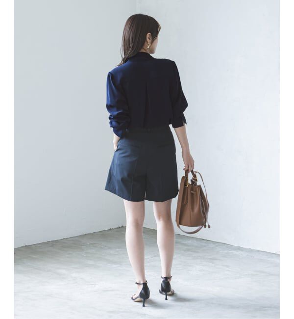 NOBLE「《WEB限定追加》ロイヤルサテンボウタイブラウス 4」|シャツ・ブラウス|