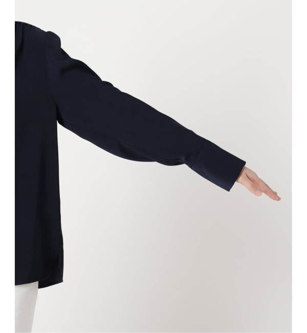 NOBLE「《WEB限定追加》ロイヤルサテンボウタイブラウス 4」|シャツ・ブラウス|