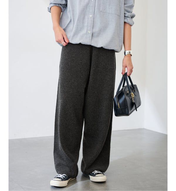 FRAMeWORK「≪追加≫圧縮ウールワイドパンツ」|その他|