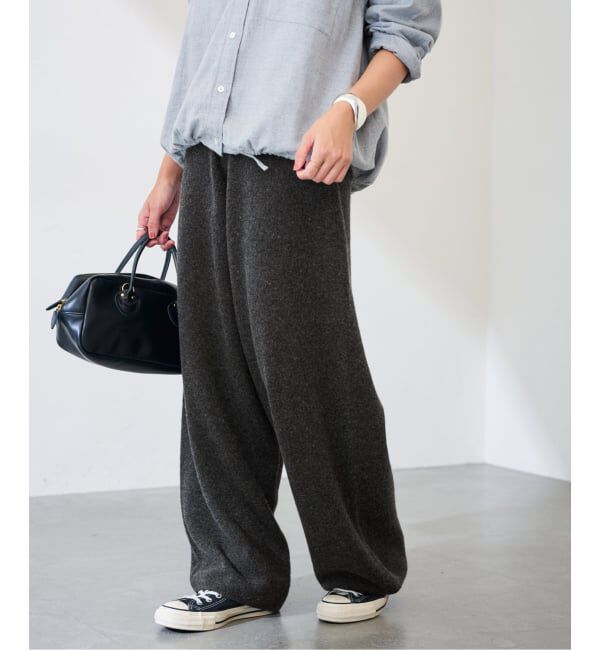 FRAMeWORK「≪追加≫圧縮ウールワイドパンツ」|その他|