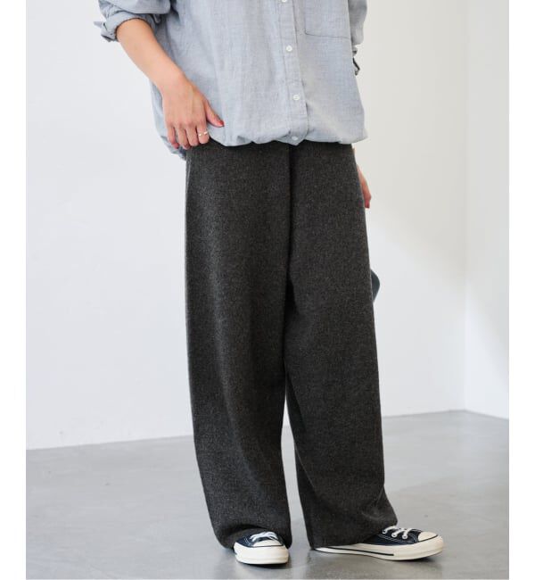FRAMeWORK「≪追加≫圧縮ウールワイドパンツ」|その他|