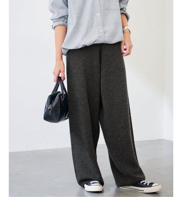 FRAMeWORK「≪追加≫圧縮ウールワイドパンツ」|その他|
