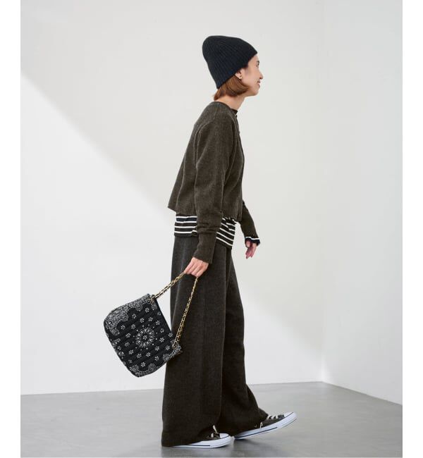 FRAMeWORK「≪追加≫圧縮ウールワイドパンツ」|その他|