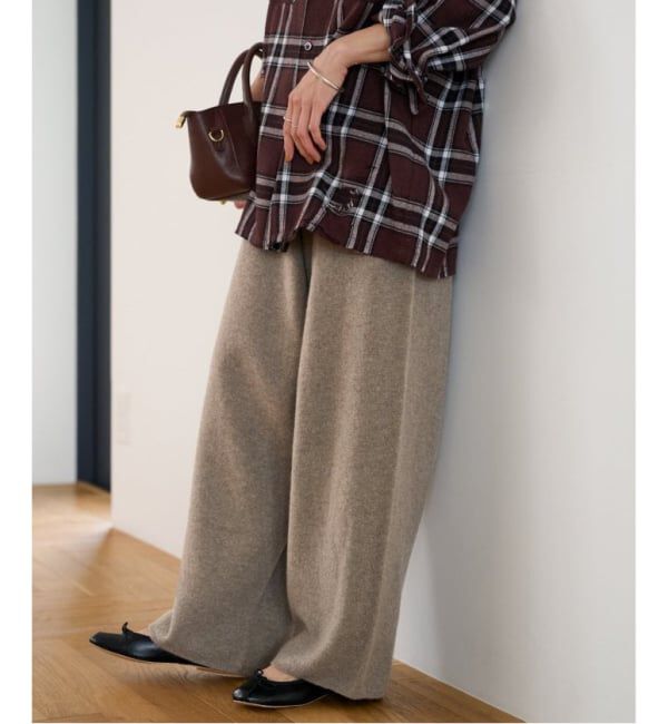 FRAMeWORK「≪追加≫圧縮ウールワイドパンツ」|その他|