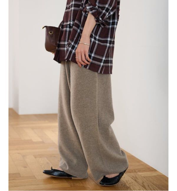 FRAMeWORK「≪追加≫圧縮ウールワイドパンツ」|その他|