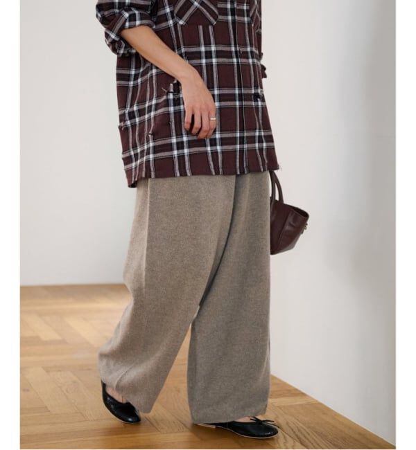 FRAMeWORK「≪追加≫圧縮ウールワイドパンツ」|その他|