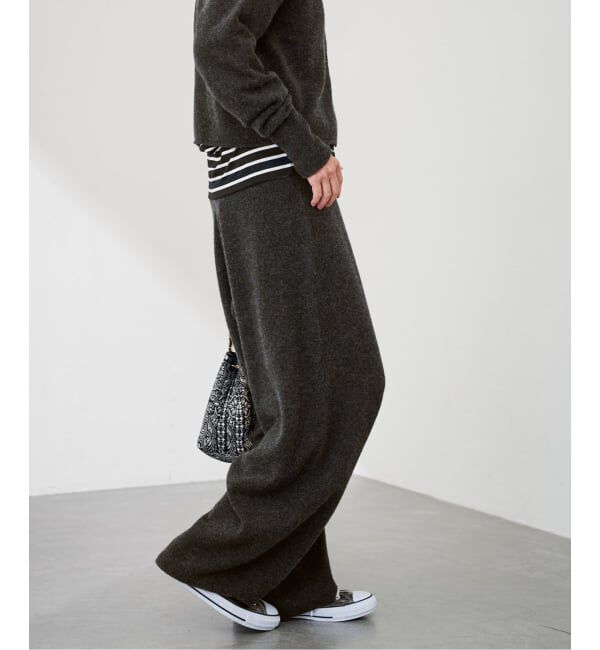 FRAMeWORK「≪追加≫圧縮ウールワイドパンツ」|その他|