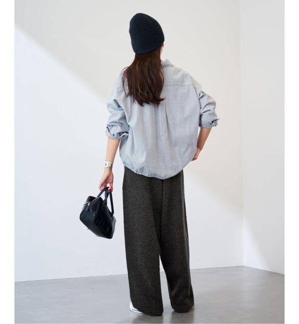 FRAMeWORK「≪追加≫圧縮ウールワイドパンツ」|その他|