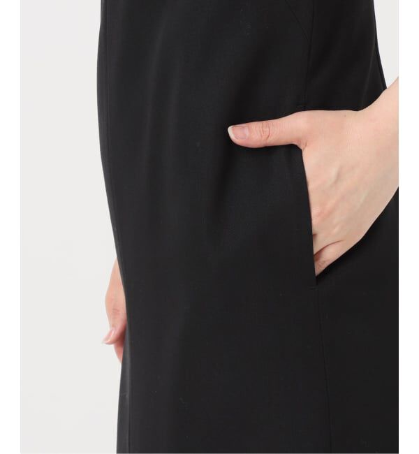 NOBLE「《WEB限定追加》ストレートVネックワンピース」|ワンピース|