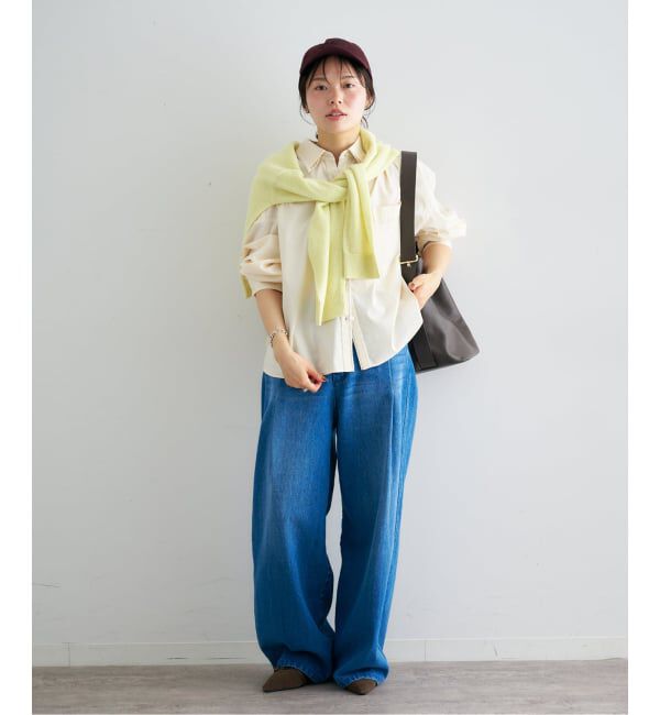 U by SPICK&SPAN「ダブルカラーシャツ」|シャツ・ブラウス|