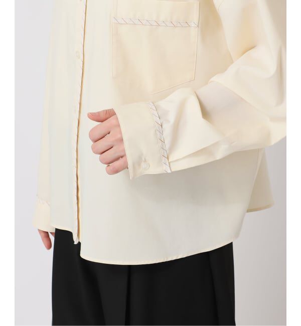 U by SPICK&SPAN「ダブルカラーシャツ」|シャツ・ブラウス|