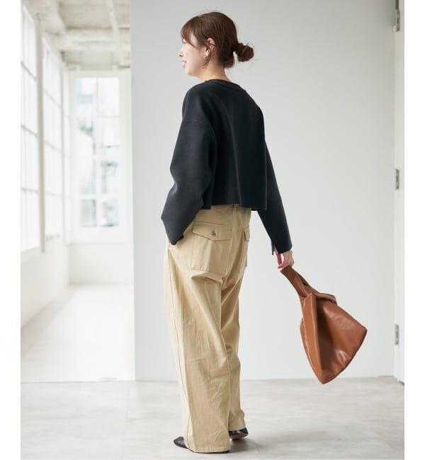 Spick and Span「スムースショート丈ニット」|ニット・セーター|