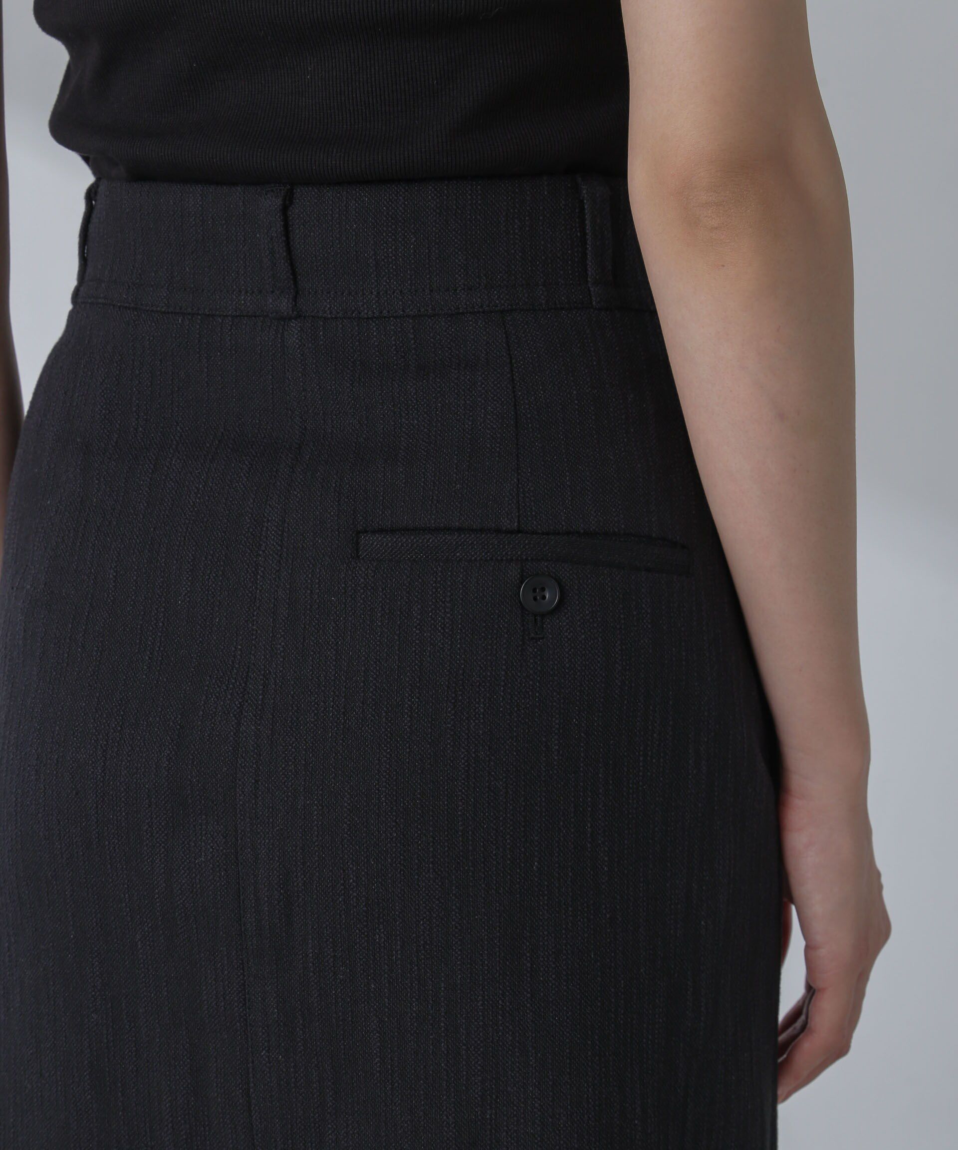 nano･universe「スラブメランジマキシスカート(セットアップ可)」|スカート|