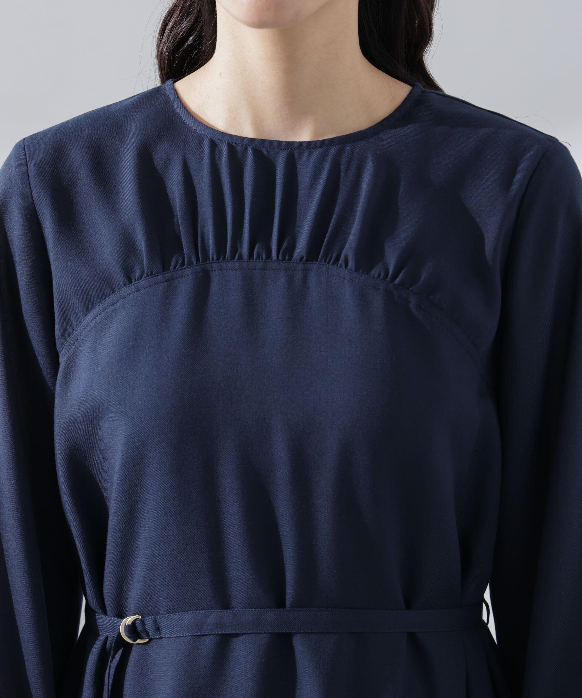 nano･universe「ベルト付きビエラワンピース」|ワンピース|