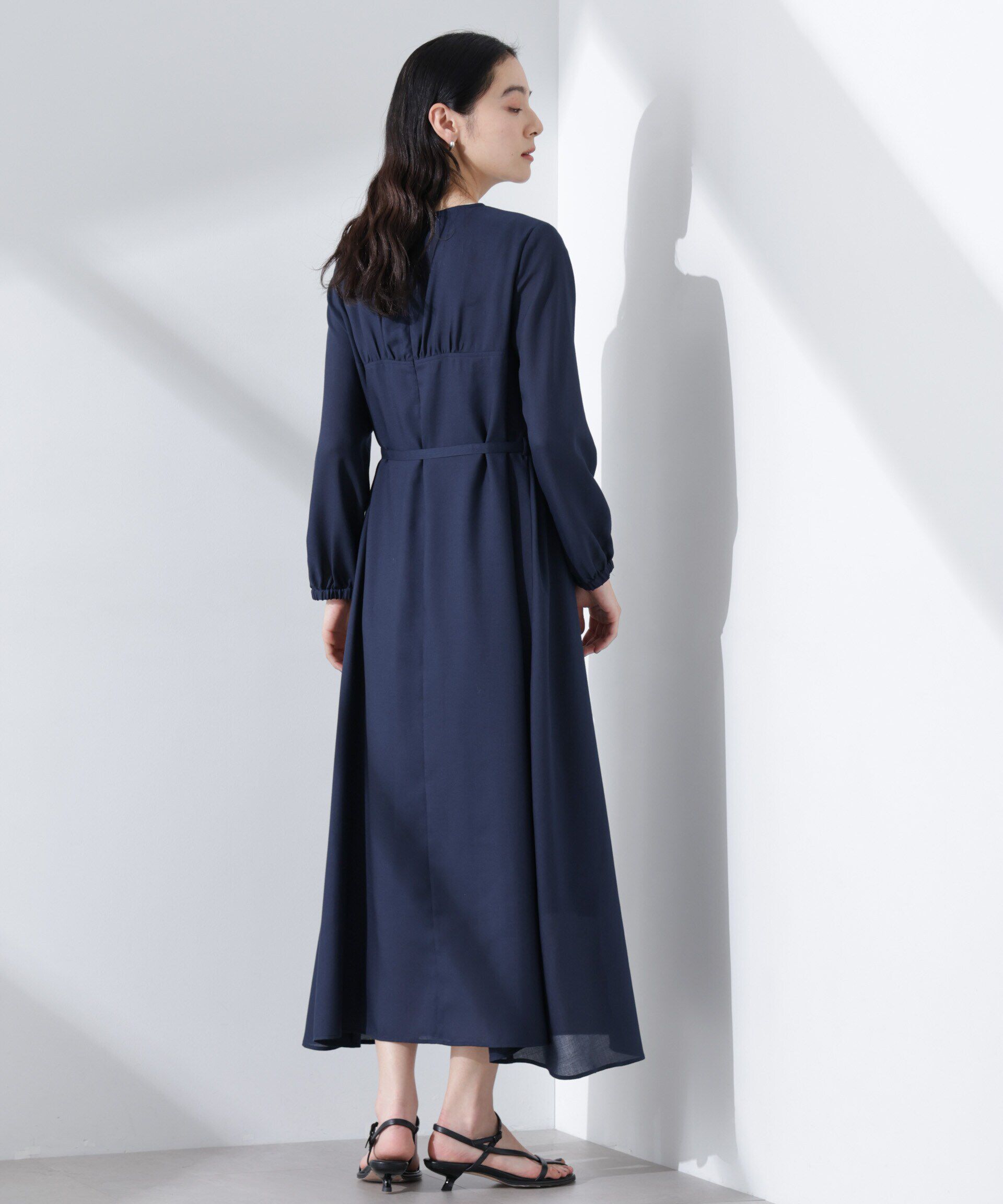 nano･universe「ベルト付きビエラワンピース」|ワンピース|