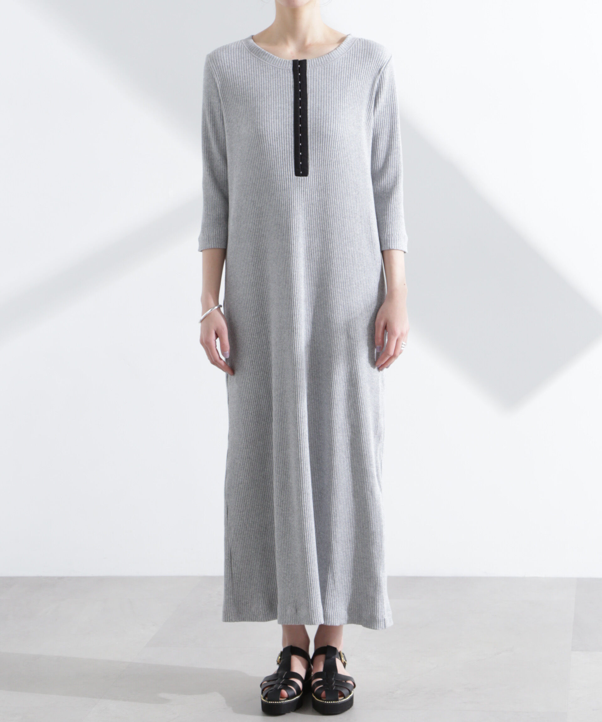 nano･universe「メニーホックカットリブワンピース」|ワンピース|