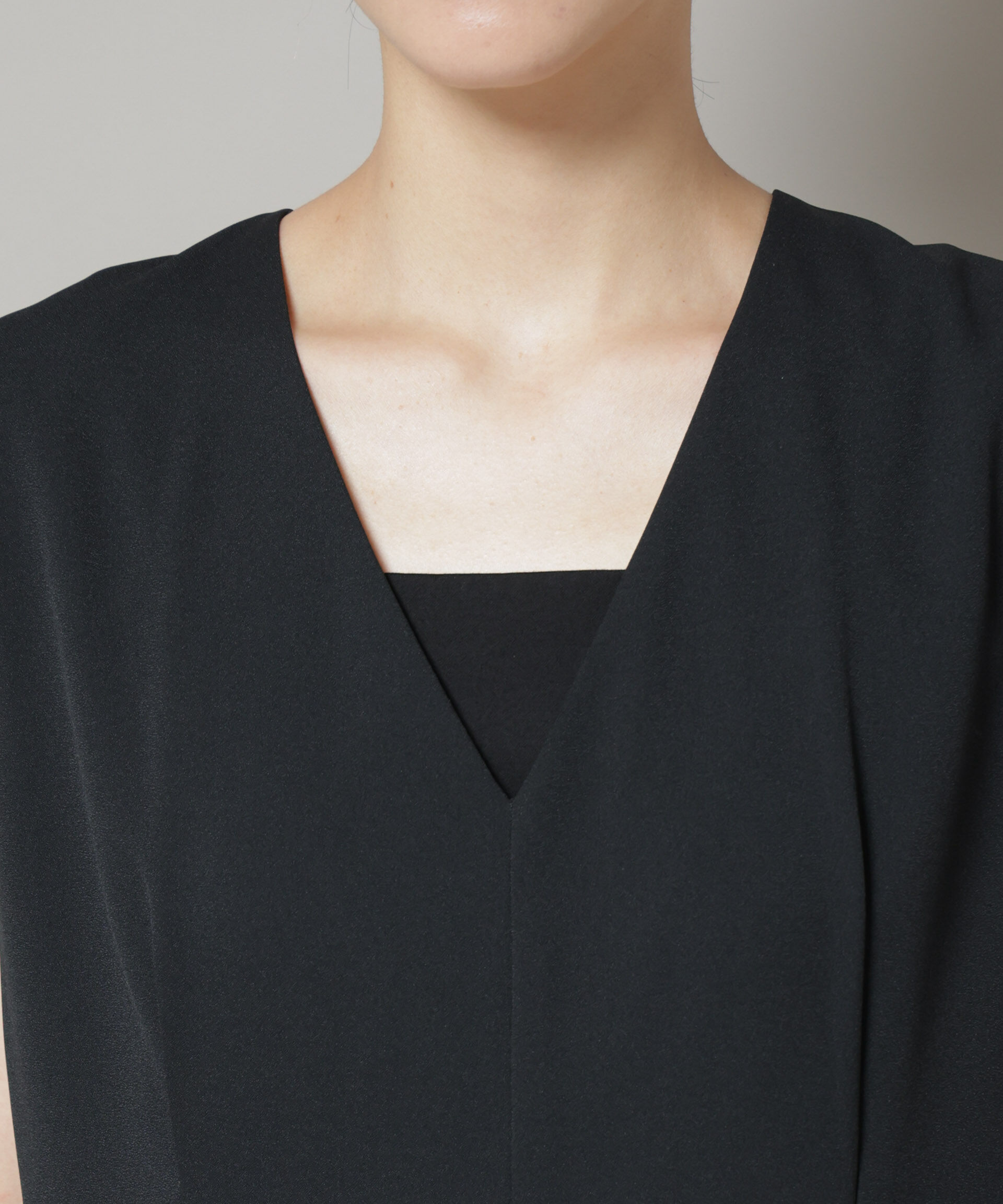 nano･universe「Vネックオールインワン」|ワンピース|