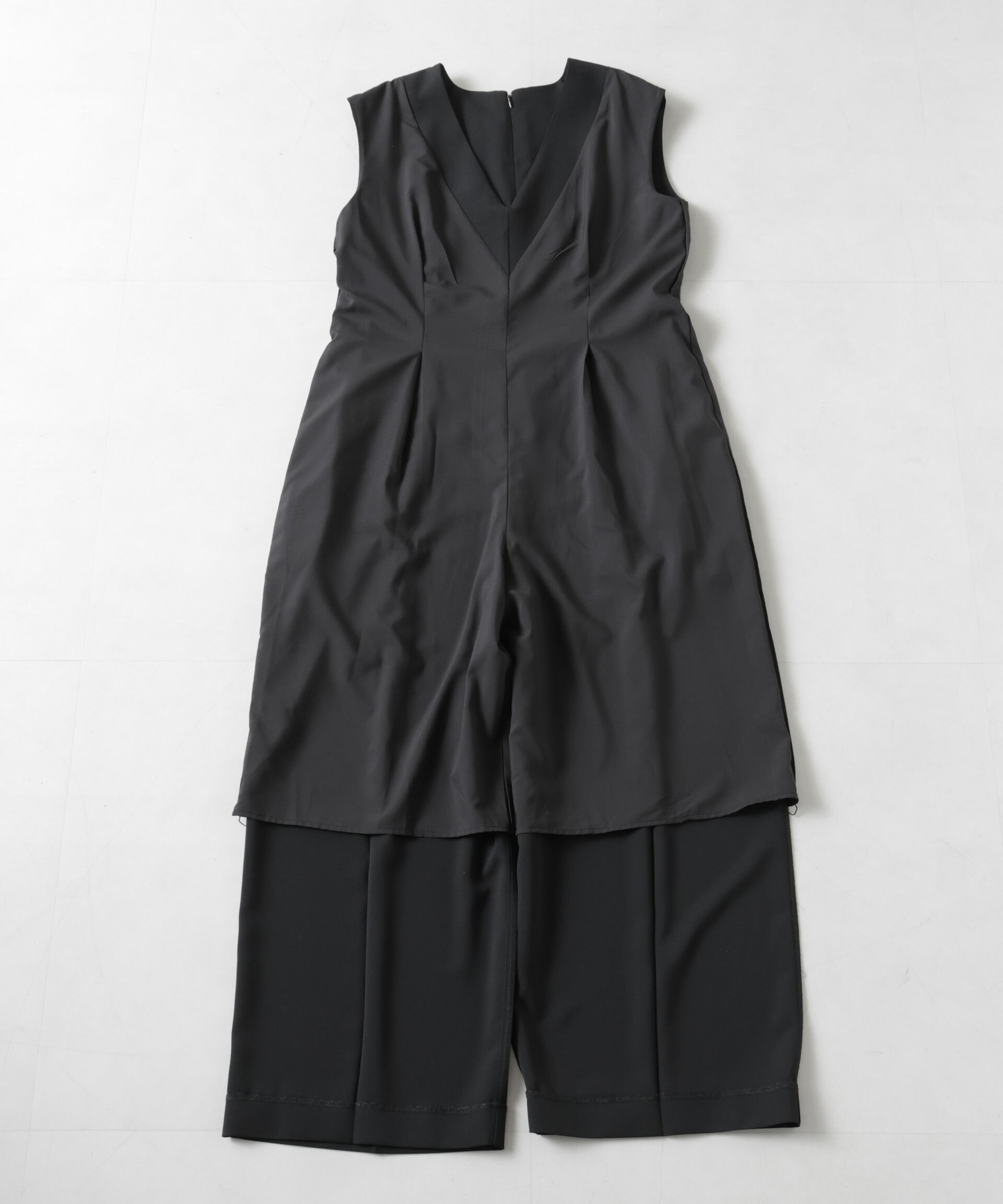 nano･universe「Vネックオールインワン」|ワンピース|