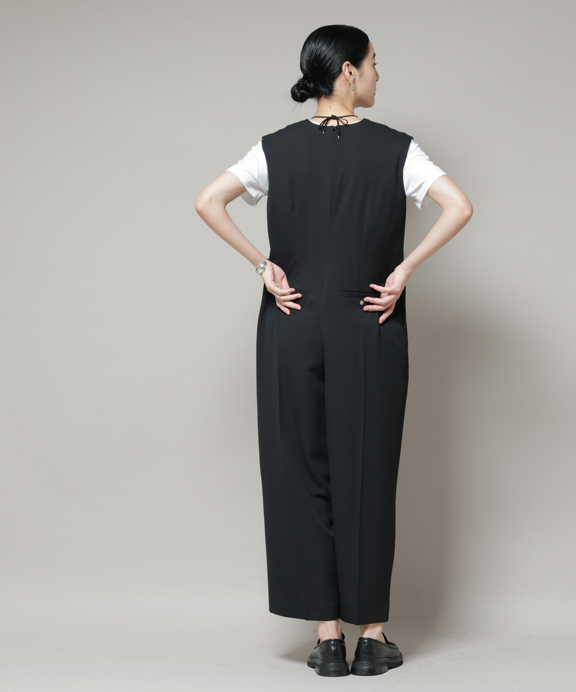 nano･universe「Vネックオールインワン」|ワンピース|