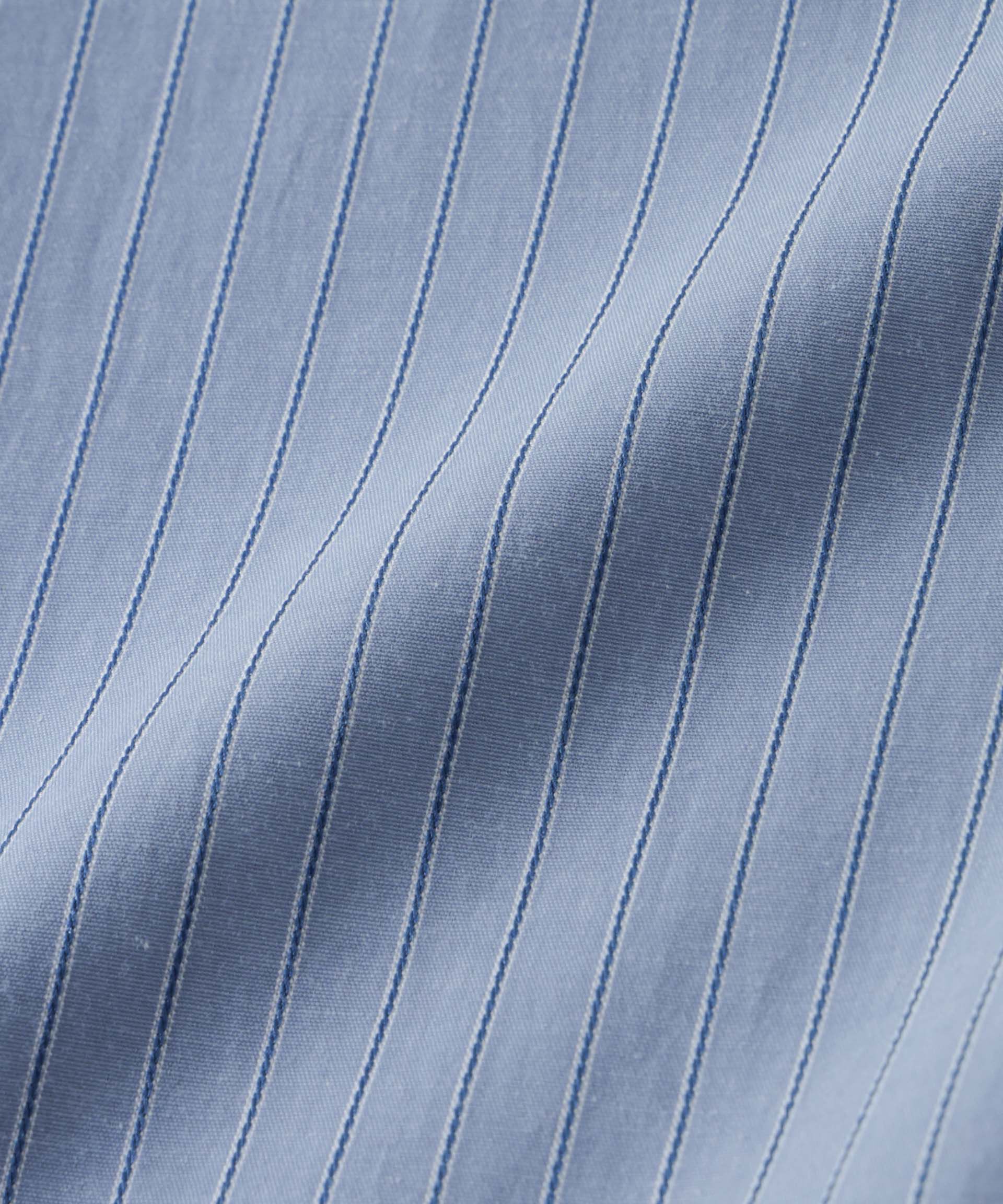 nano･universe「スタンドカラーストライプシャツ」|シャツ・ブラウス|