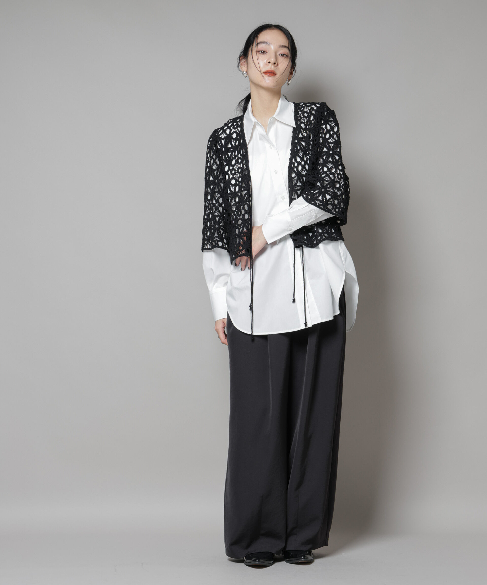nano･universe「コットンコードレースジャケット」|テーラードジャケット|