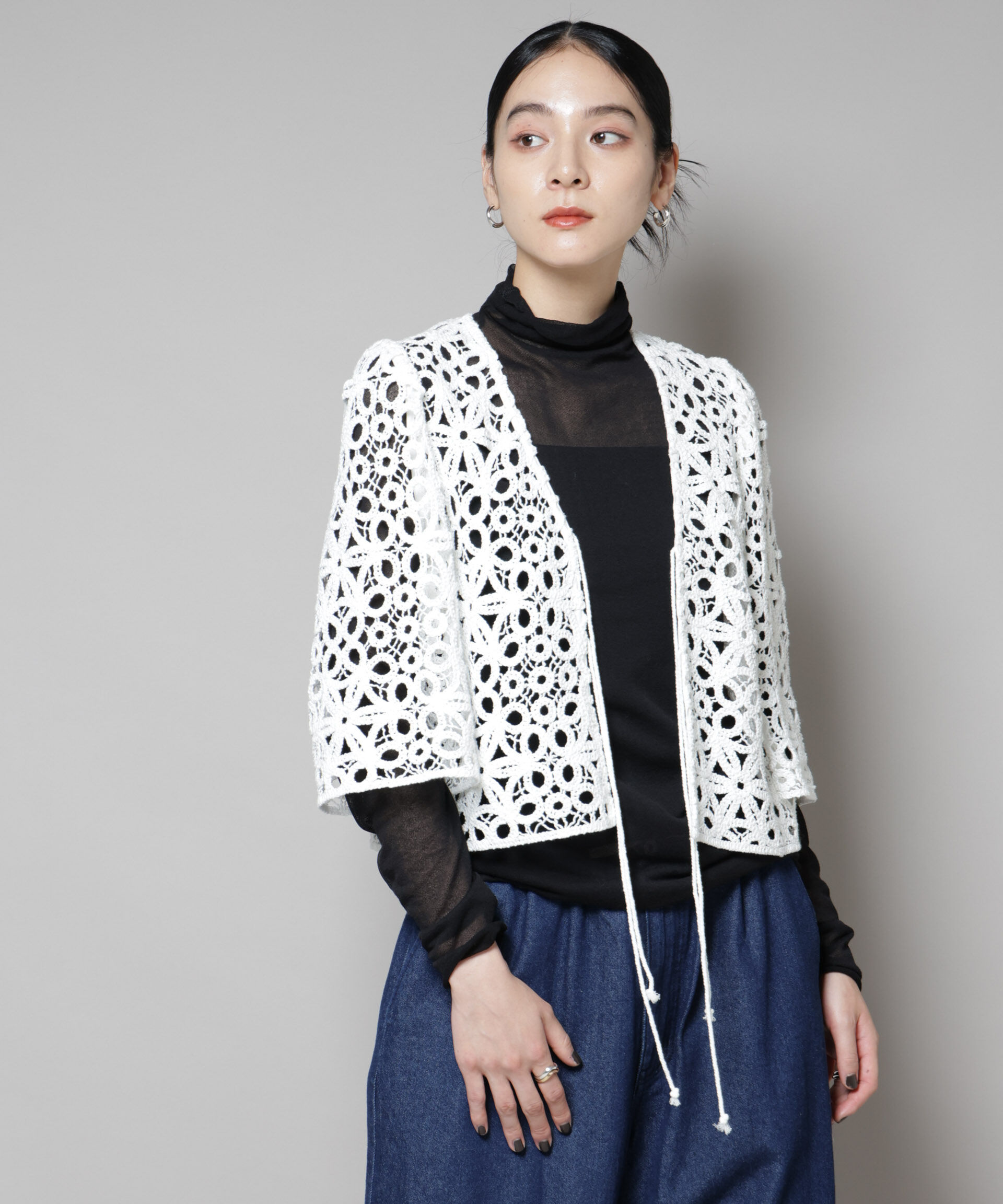 nano･universe「コットンコードレースジャケット」|テーラードジャケット|