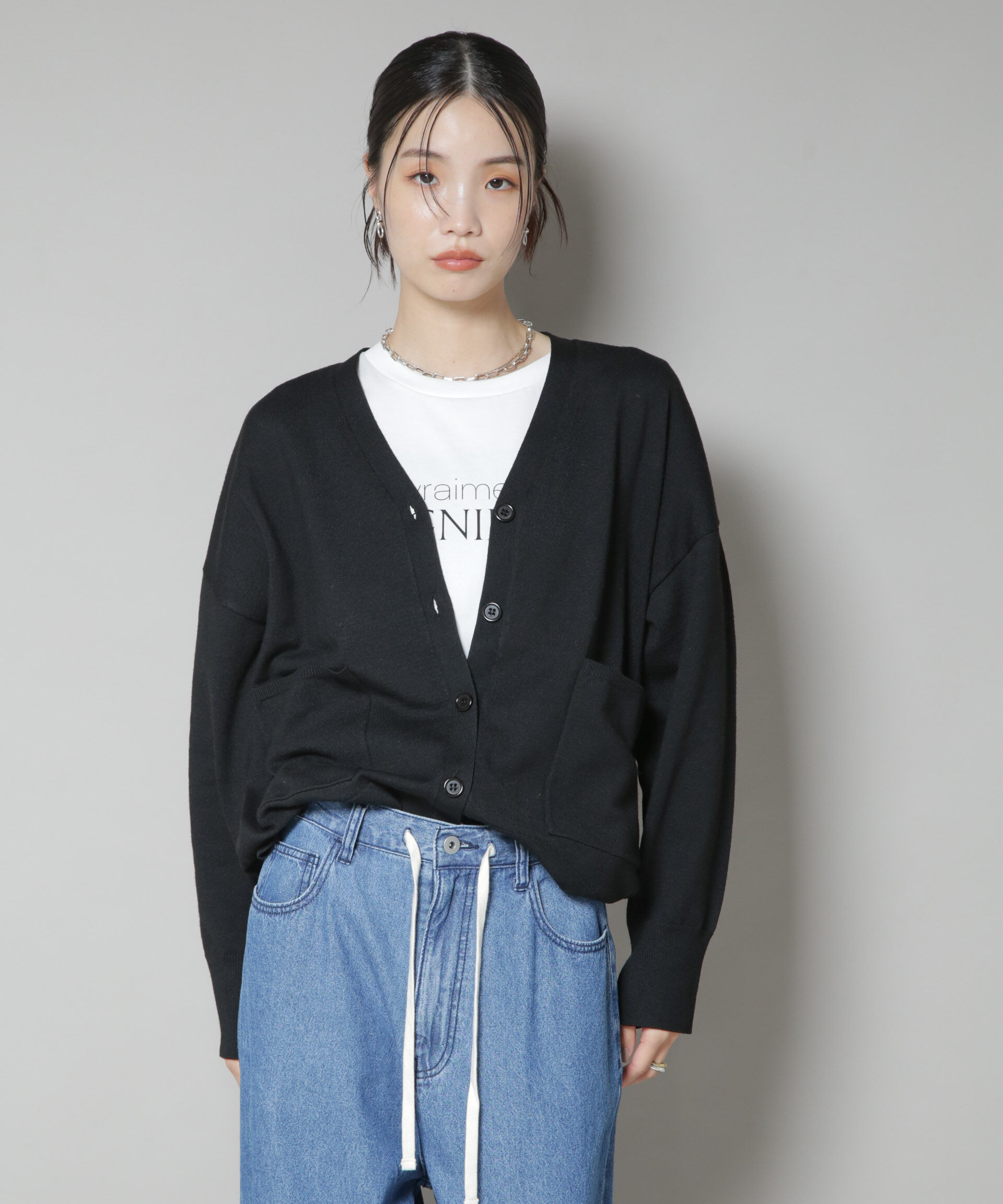 nano･universe「毛玉抑制ニットカーディガン(セットアップ可)」|ニット・セーター|