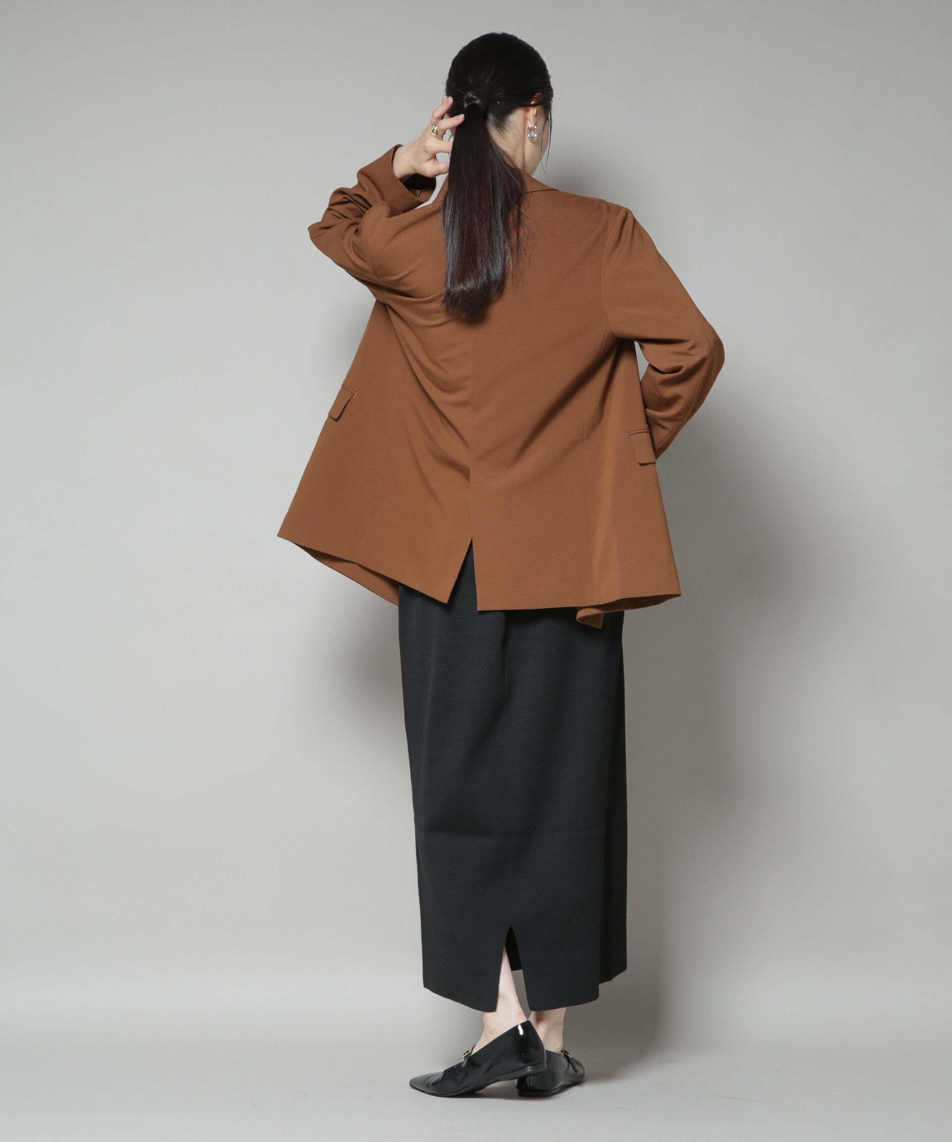 nano･universe「毛玉抑制総針スカート(セットアップ可)」|スカート|