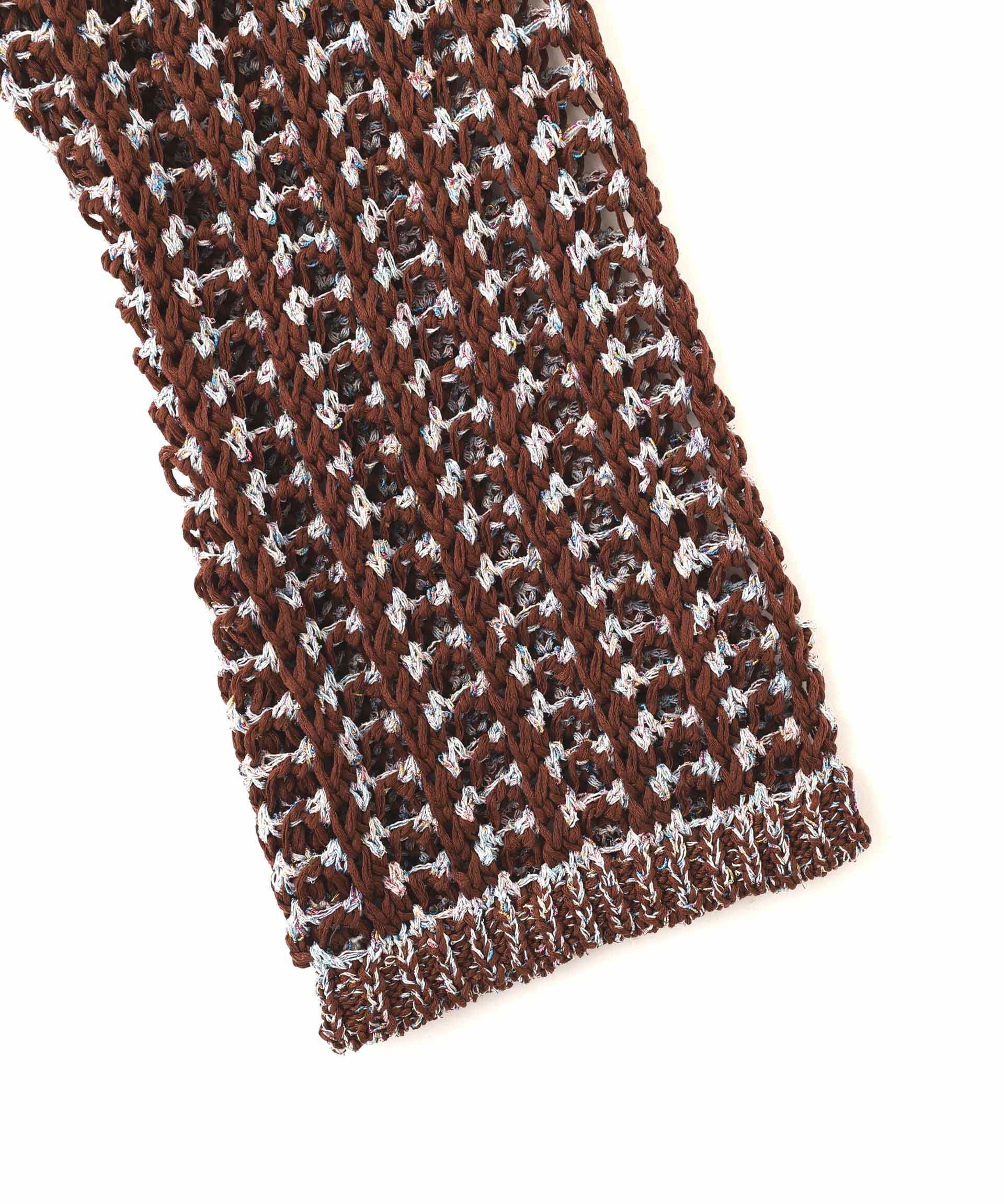 nano･universe「「STEVELOUR」シャイニーレースニットトップス」|ニット・セーター|