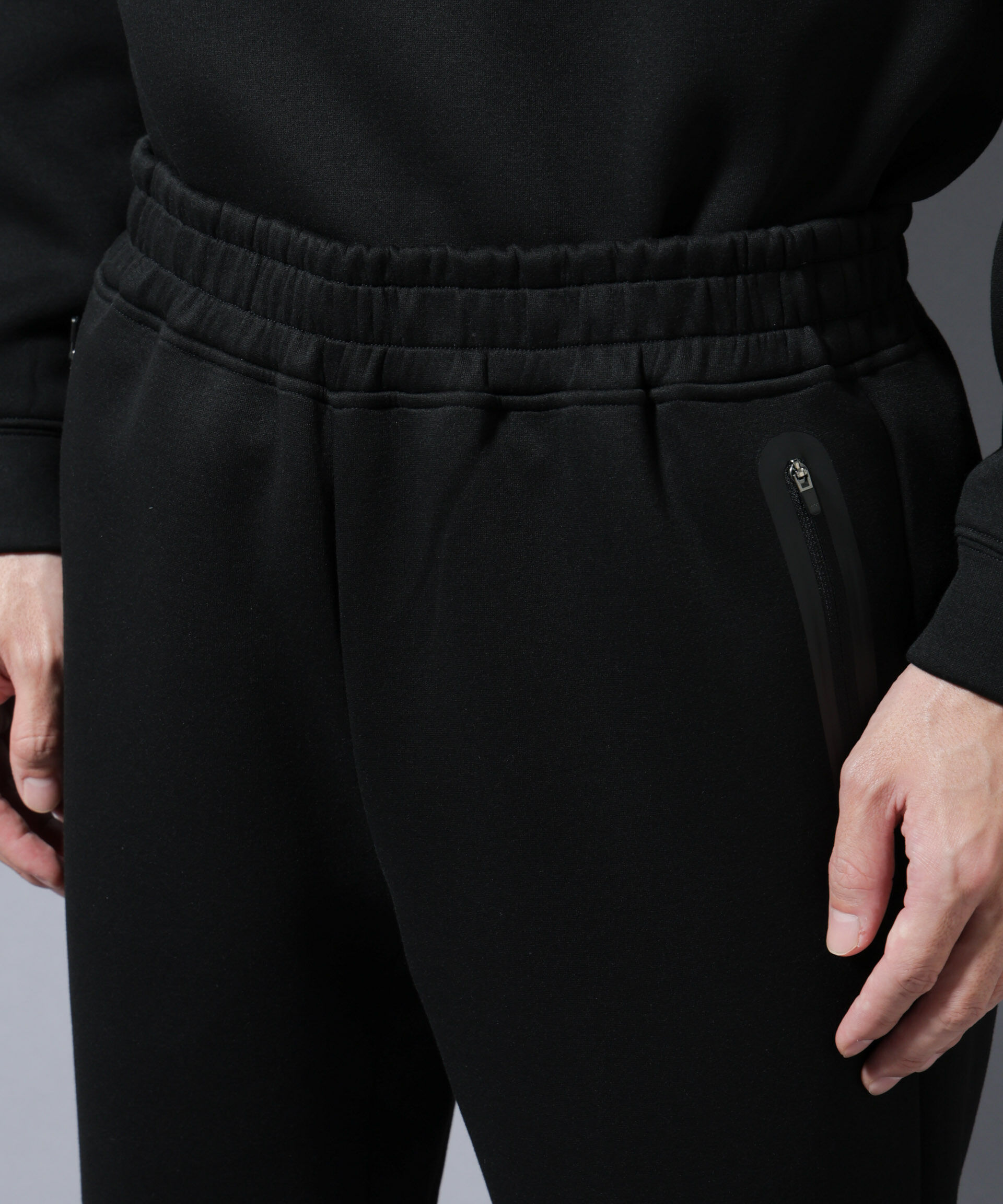 nano･universe「パネルダンボールジョガーパンツ（セットアップ可）」|チノ|