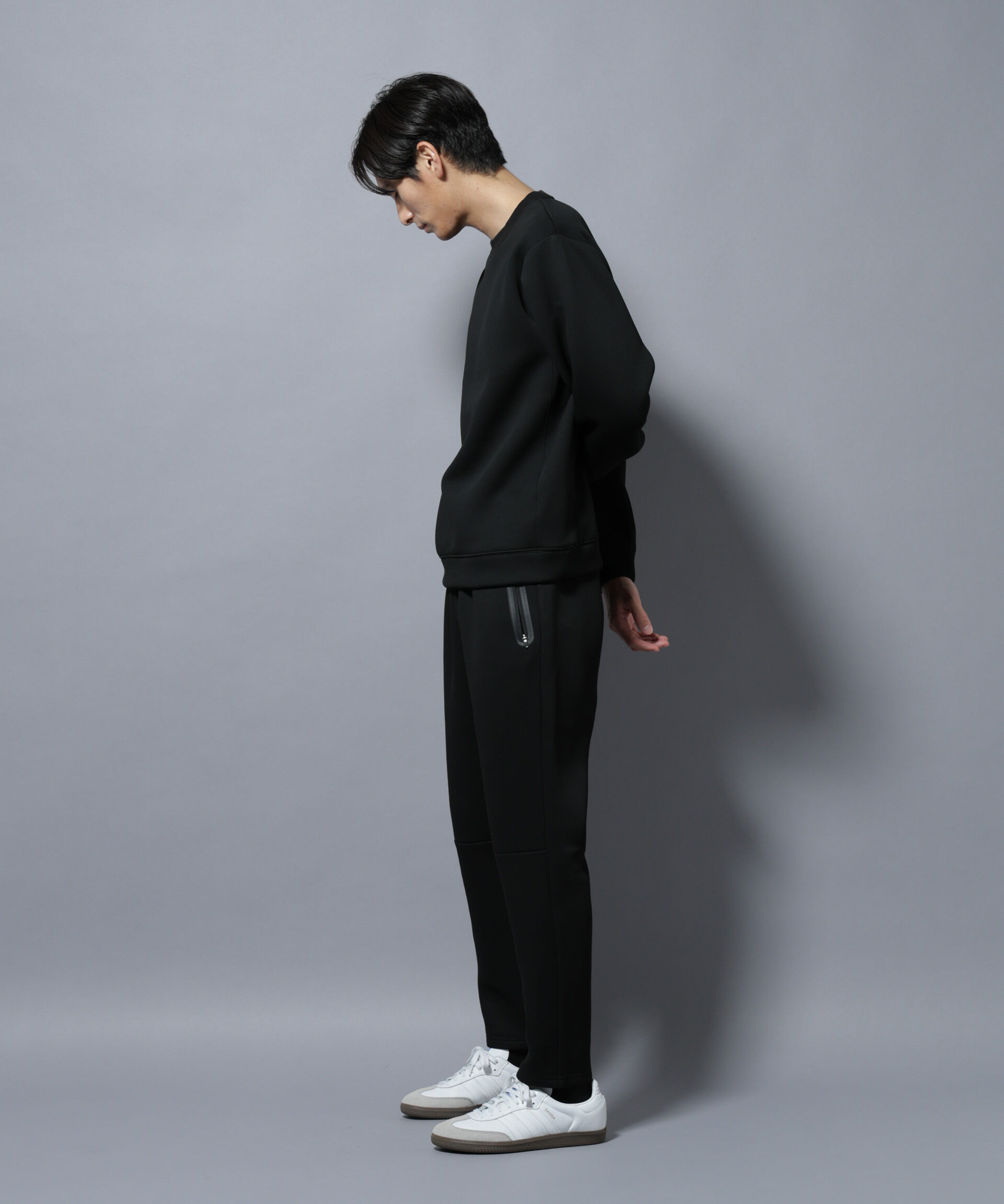 nano･universe「パネルダンボールジョガーパンツ（セットアップ可）」|チノ|