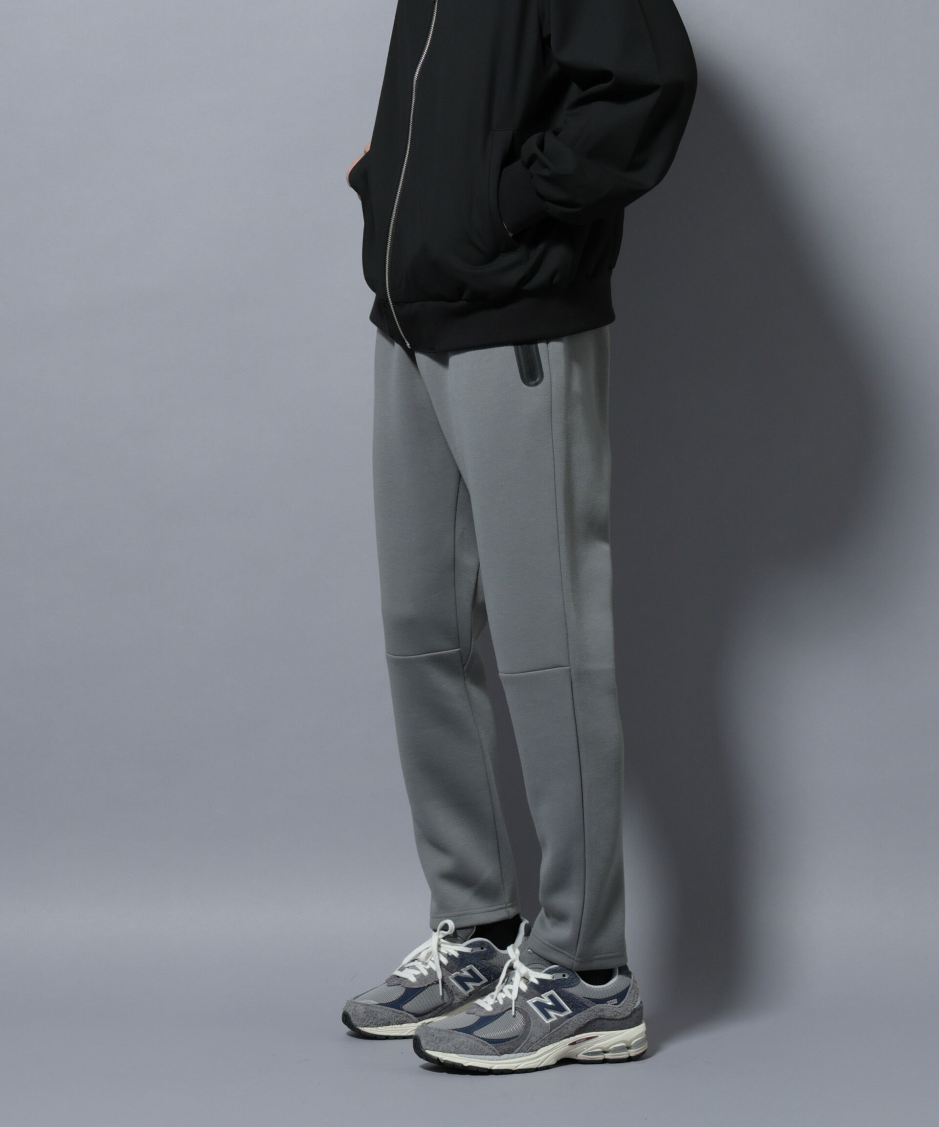 nano･universe「パネルダンボールジョガーパンツ（セットアップ可）」|チノ|