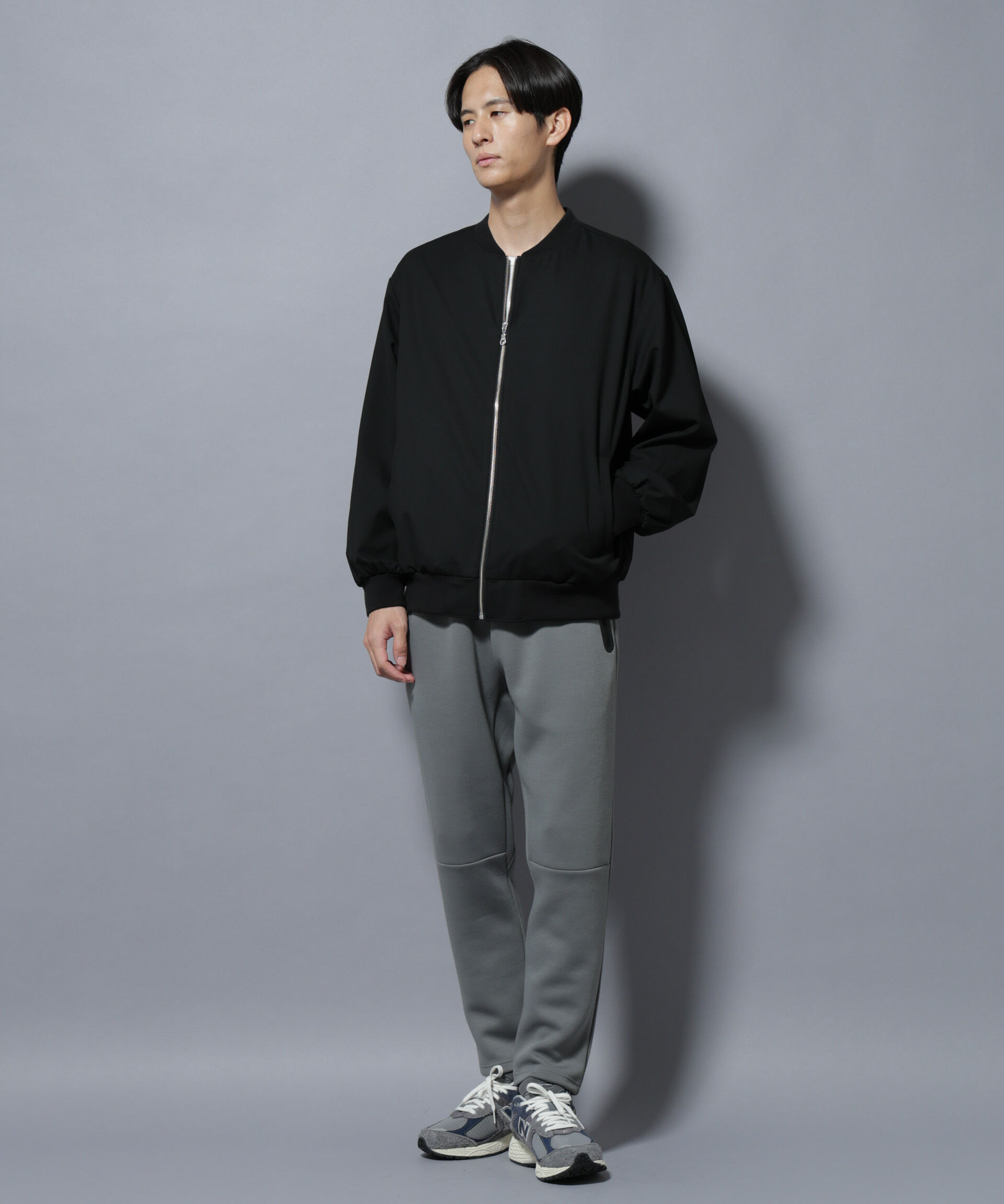 nano･universe「パネルダンボールジョガーパンツ（セットアップ可）」|チノ|