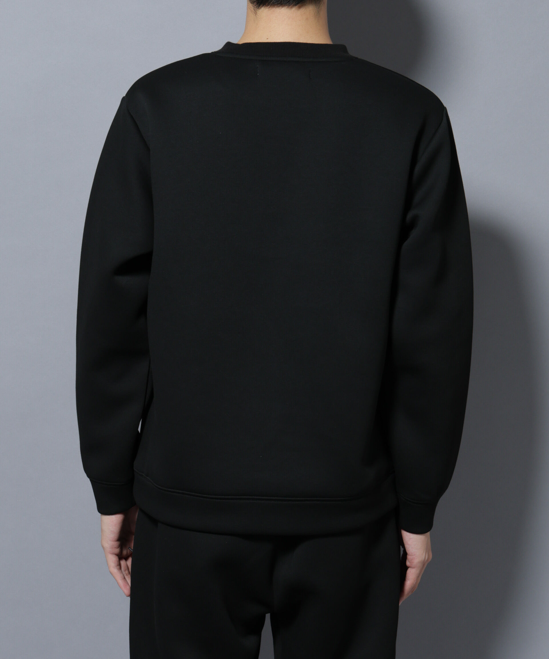 nano･universe「パネルダンボールプルオーバー 長袖(セットアップ可)」|Tシャツ・カットソー|