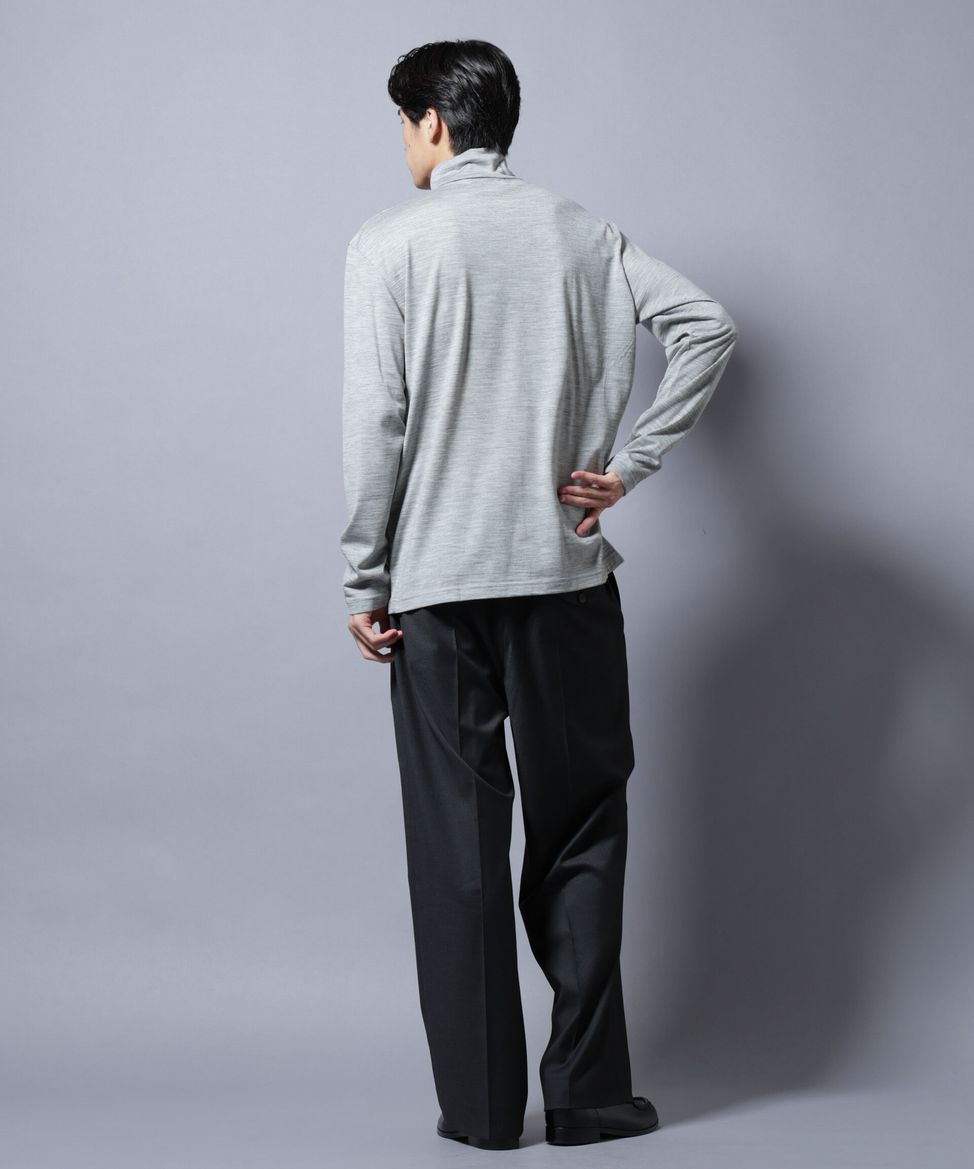 nano･universe「MIYATA&times;NANO JAPAN MADE 100%WOOL タートルネック」|Tシャツ・カットソー|