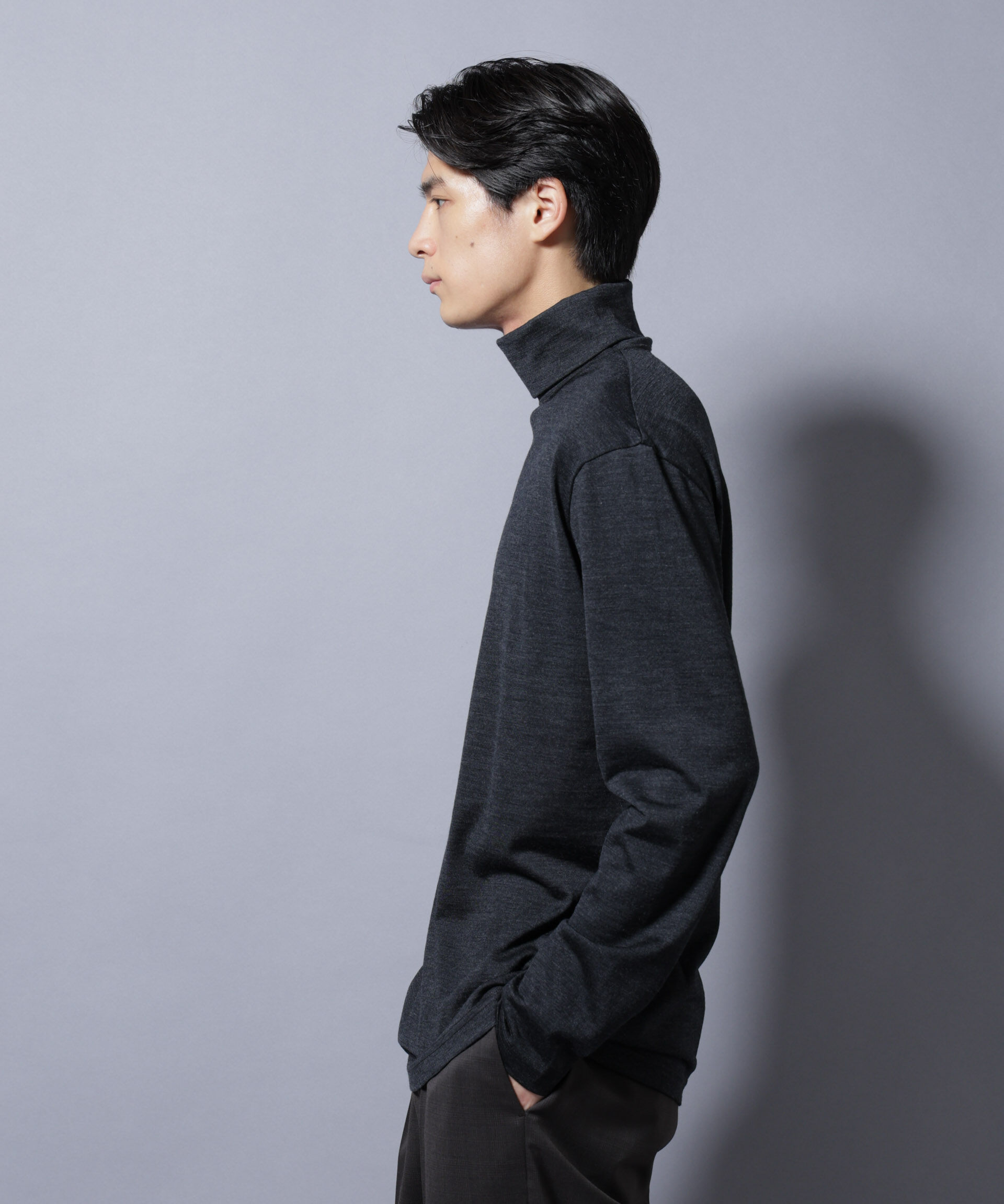 nano･universe「MIYATA&times;NANO JAPAN MADE 100%WOOL タートルネック」|Tシャツ・カットソー|