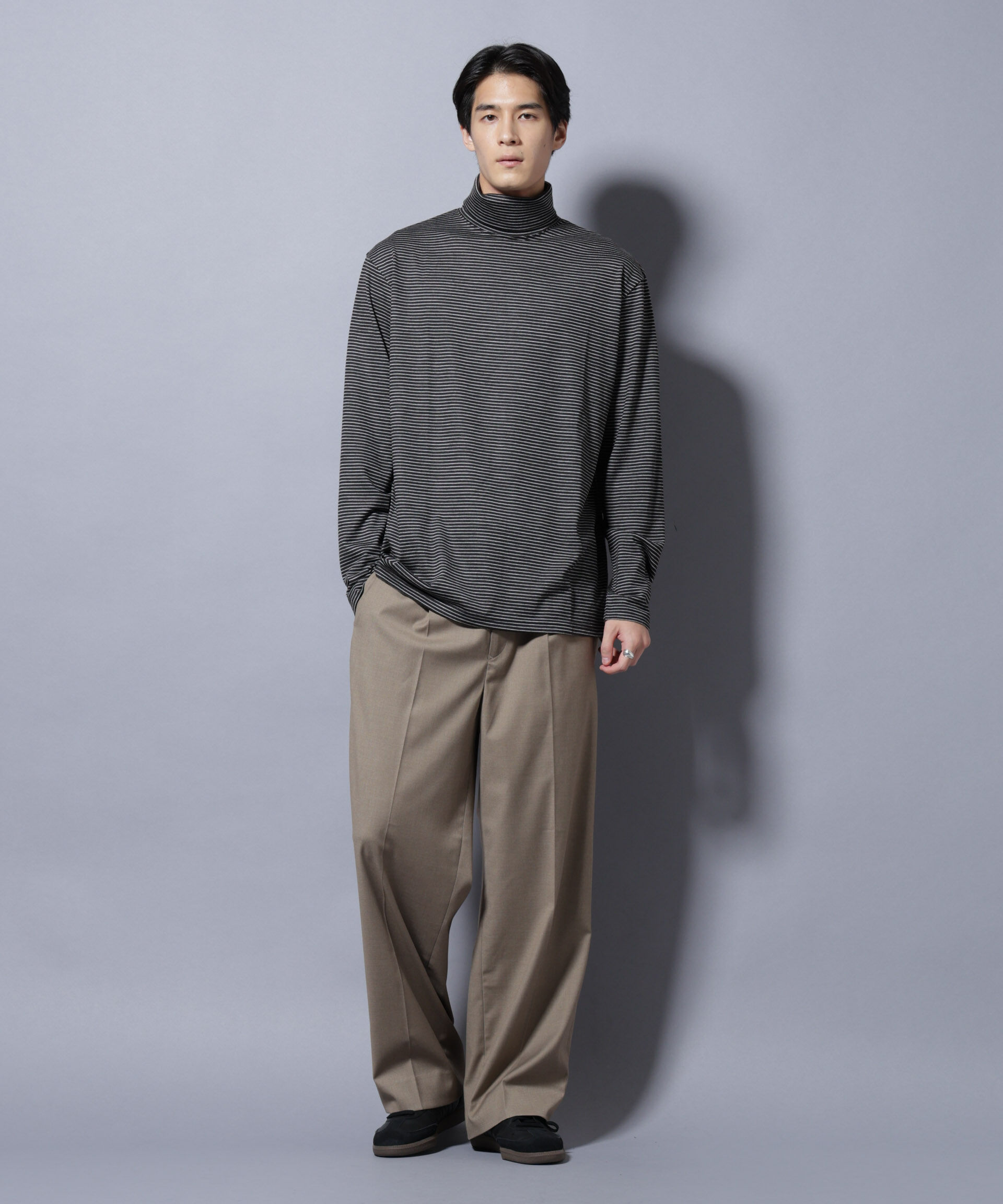 nano･universe「MIYATA&times;NANO JAPAN MADE 100%WOOL タートルネック」|Tシャツ・カットソー|