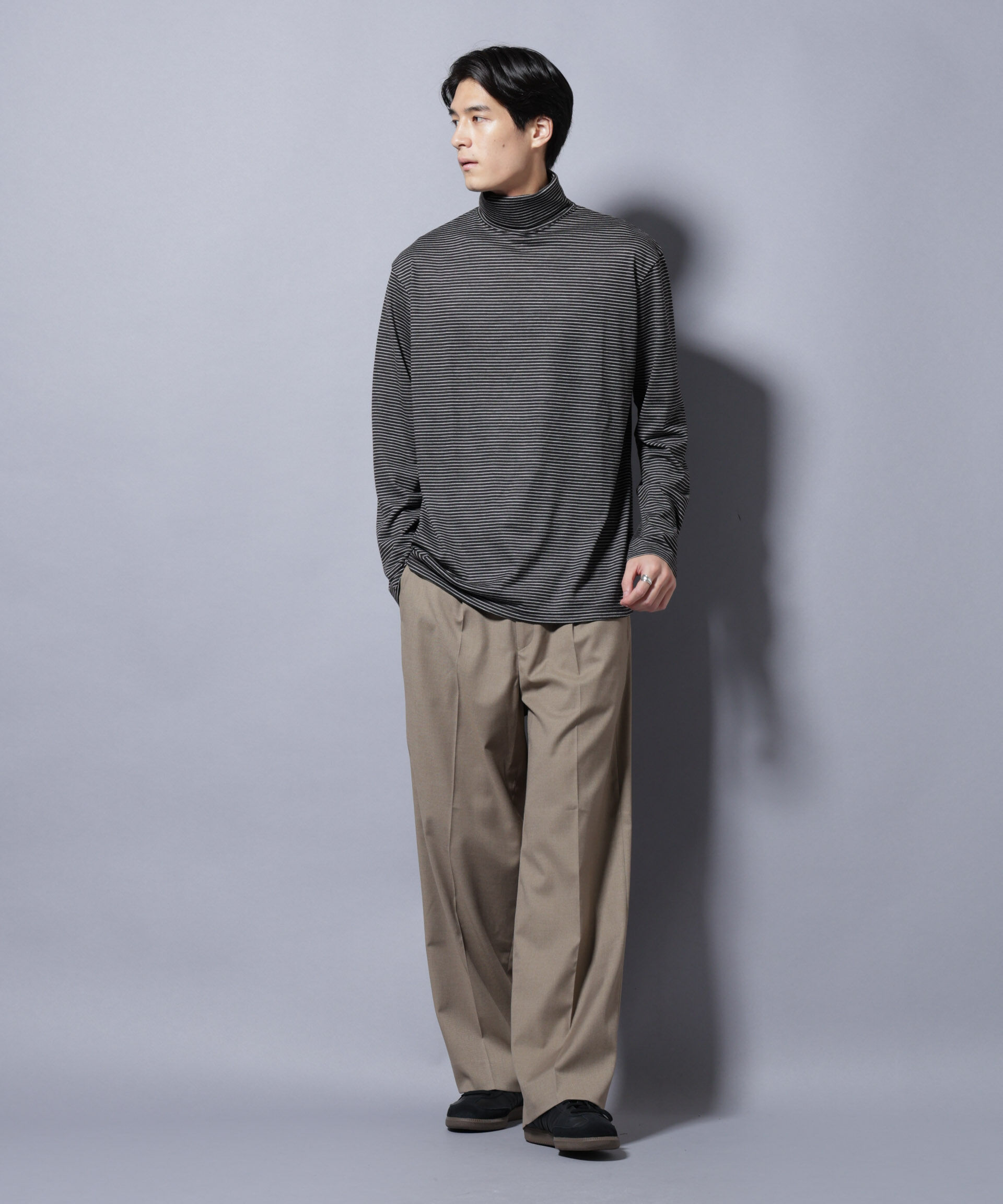 nano･universe「MIYATA&times;NANO JAPAN MADE 100%WOOL タートルネック」|Tシャツ・カットソー|