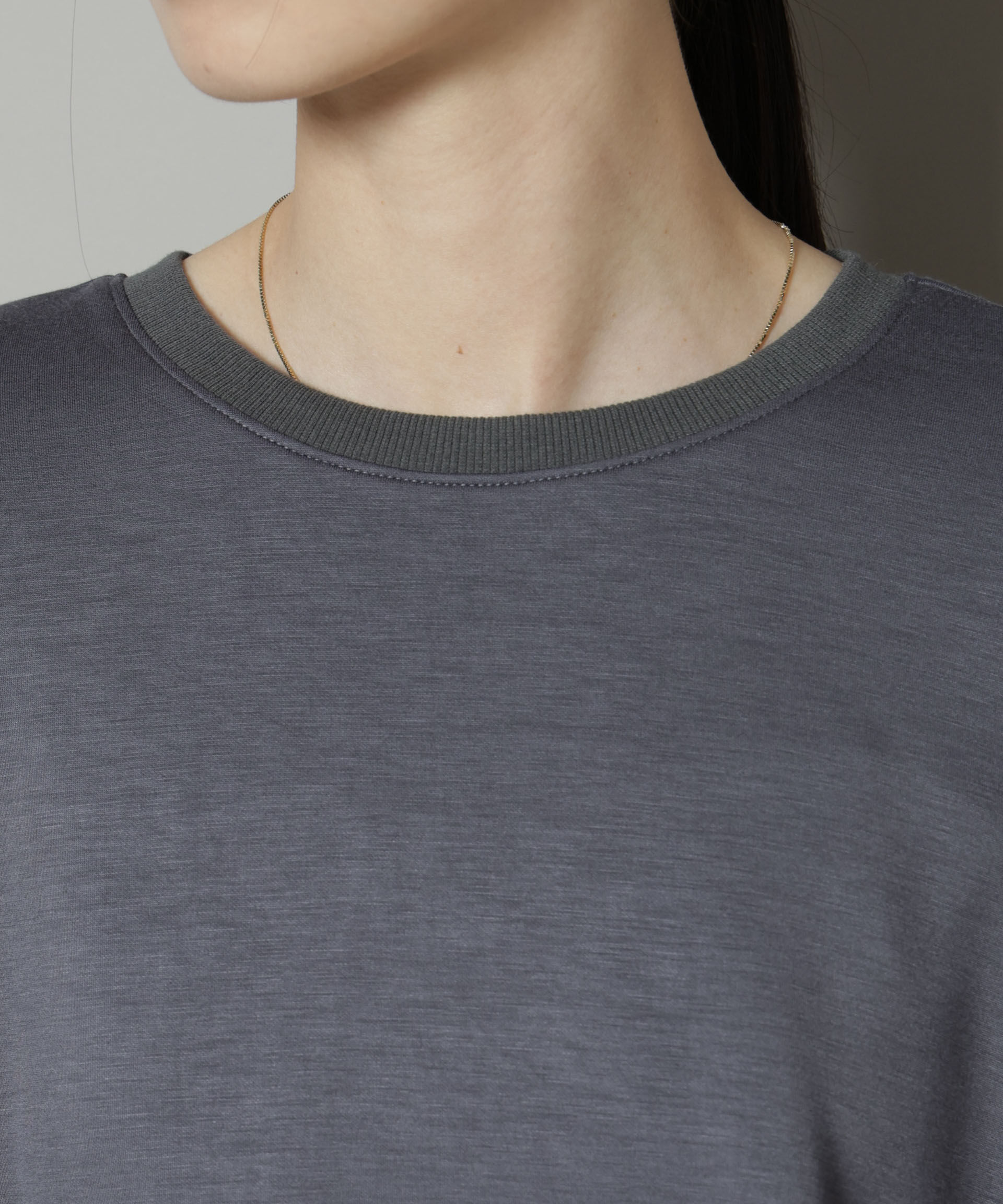 nano･universe「ドルマンスリーブバックドロストヘムカットプルオーバー」|Tシャツ・カットソー|