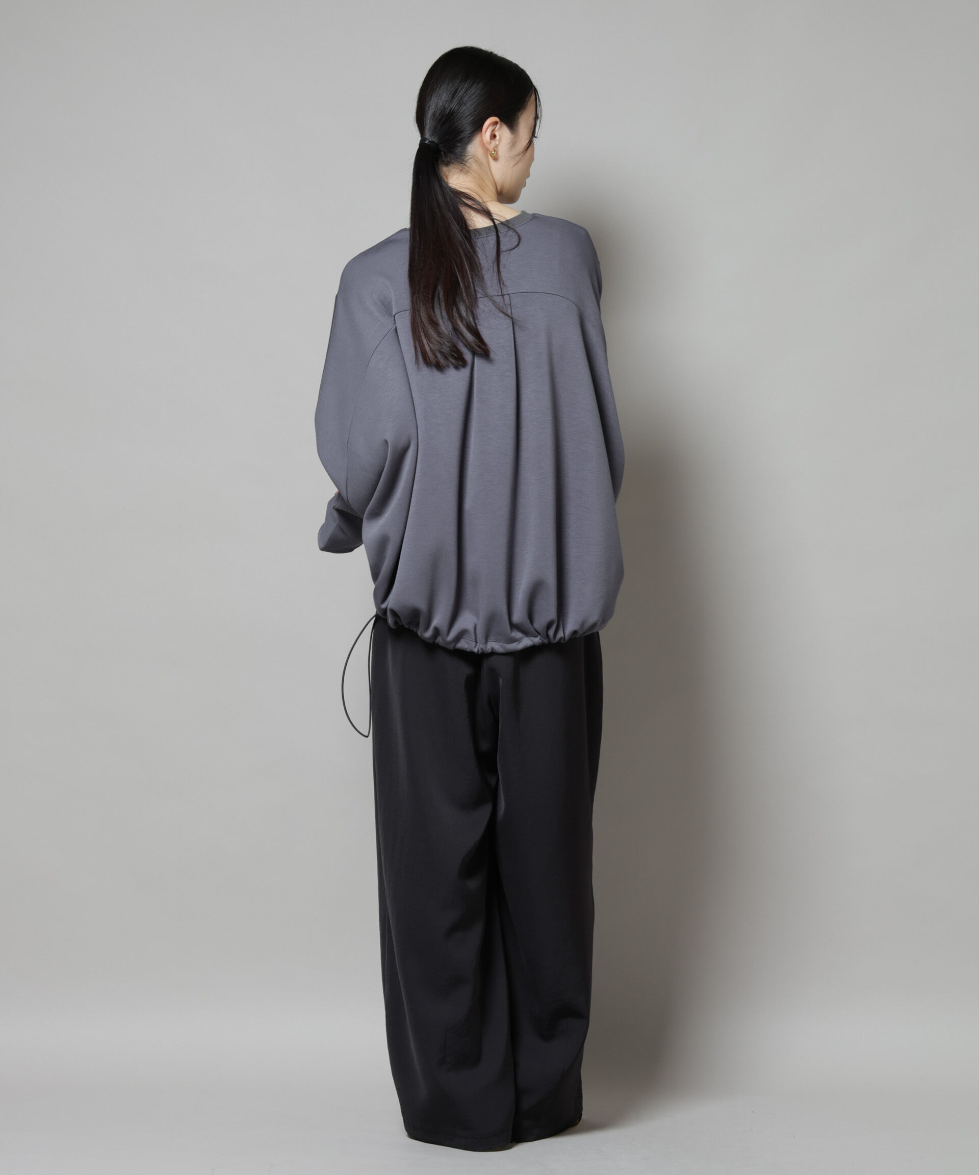 nano･universe「ドルマンスリーブバックドロストヘムカットプルオーバー」|Tシャツ・カットソー|