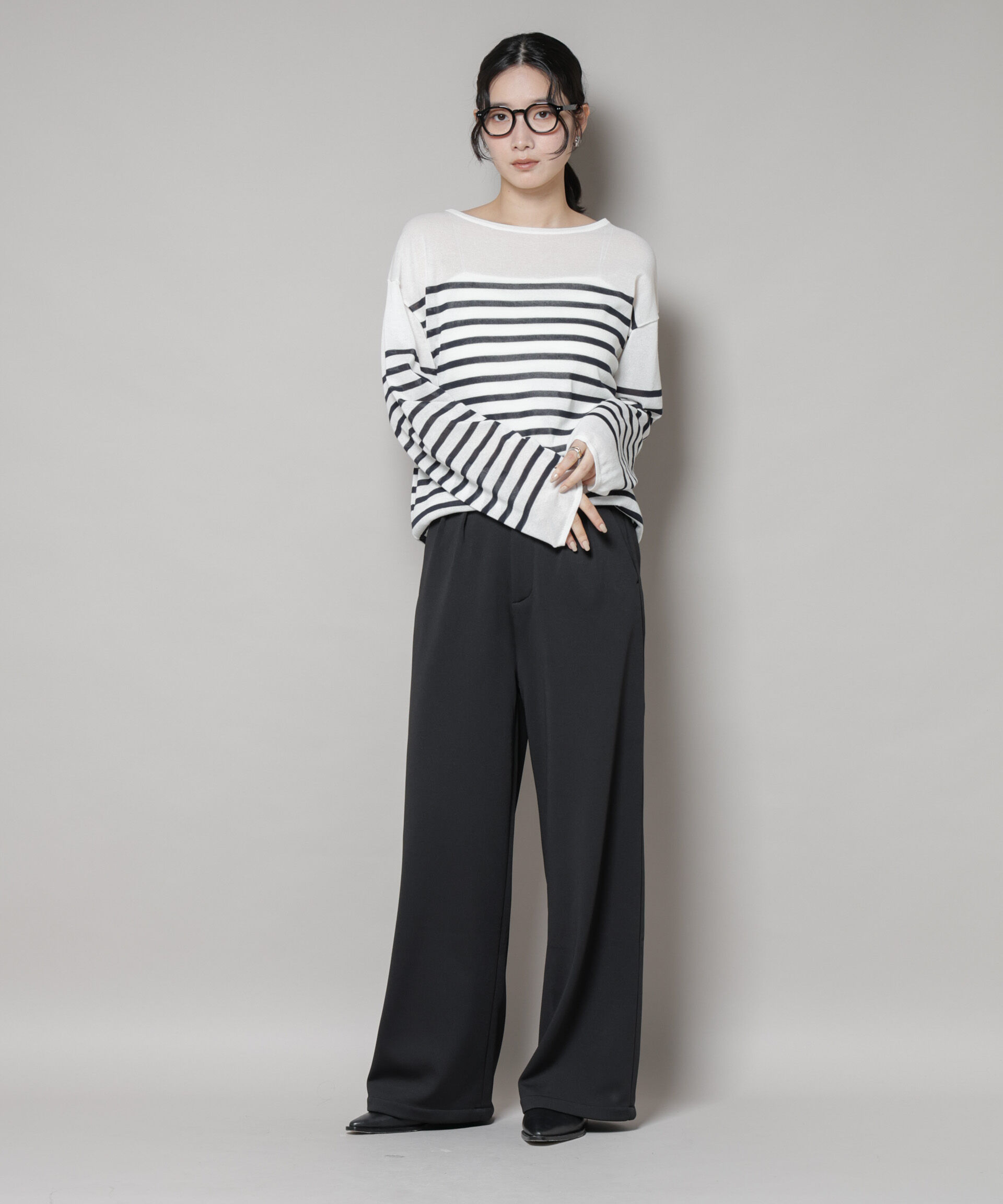 nano･universe「「MC」coveross(R)フリースボンディングパンツ(セットアップ可)」|チノ|