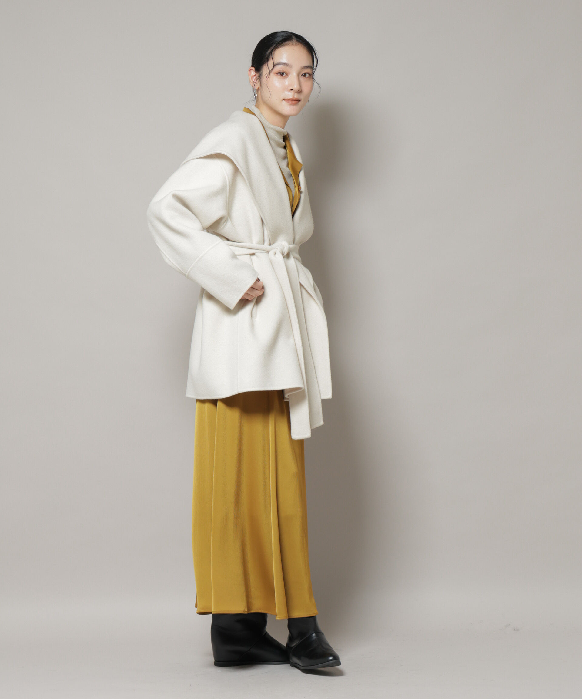 nano･universe「SUPER110blend リバーショールミディコート」|その他|