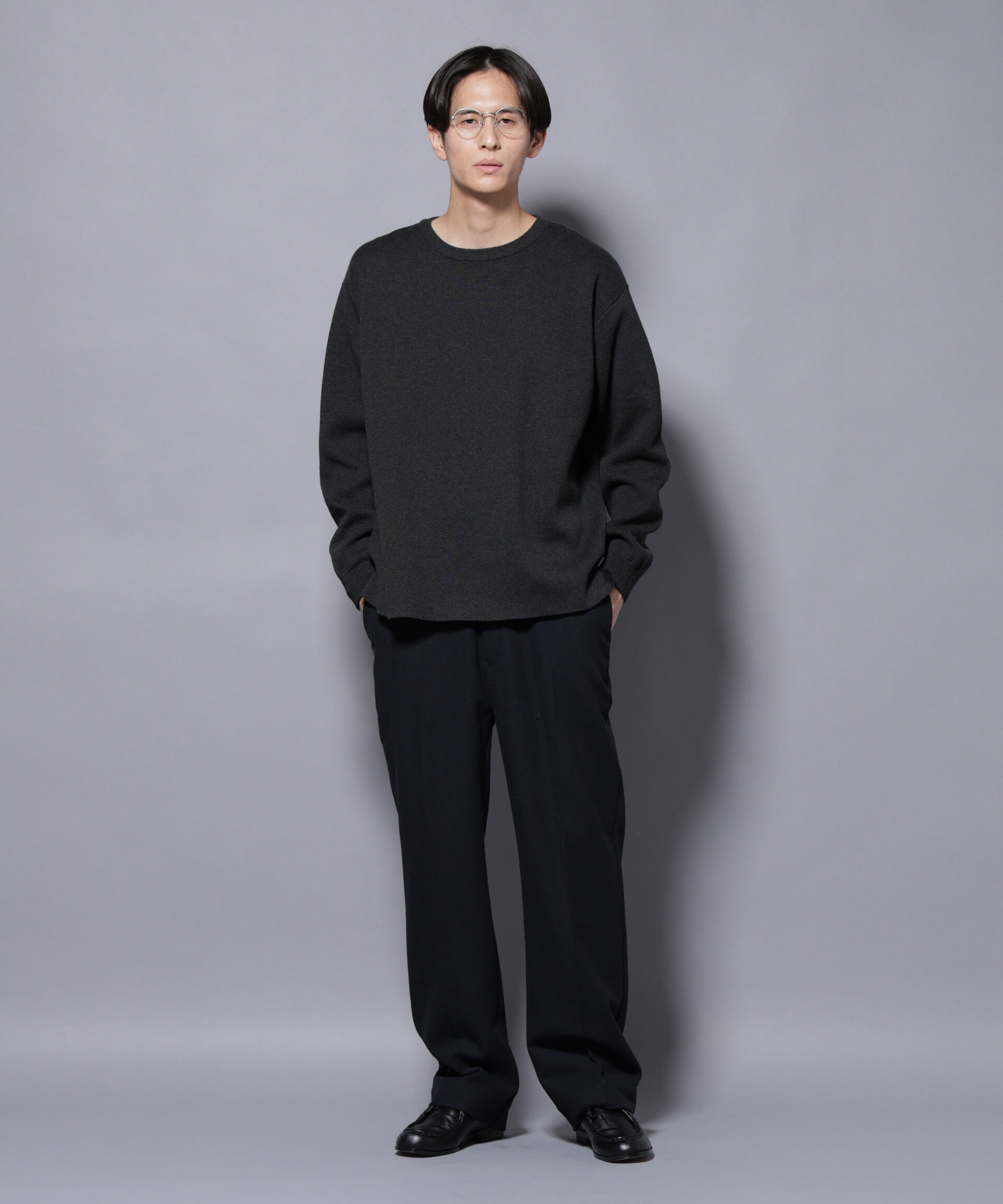 nano･universe「ヘリンボーンストレートスラックス」|チノ|